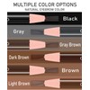 Sumeitang 12 Pcs Light Brown Eyebrow Pencil Set, Pull Cord