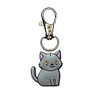 Kitty Cat Zipper Charm Set of 2 Badge Reel Accent