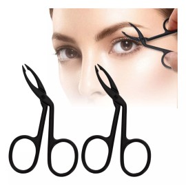 Universo en Linea 2 Pz Pinza Para Depilar Ceja Punta Recta Plana Tijeras Vello