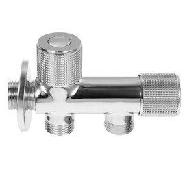 Operitacx Water Shut Off Valves Out Dual Use Faucet for Washing Machine Dishwasher Sink Thread Buckle Washer Connector Durable Core with Sealing Effect