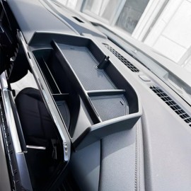 X-TKER Dashboard Organizer Compatible with 2022 2023-2025 Chevy Silverado/GMC Sierra 1500 & 2024 2025 Silverado/Sierra 2500HD 3500HD Accessories, Dash Board Storage Tray Fit 13.4" Display Screen ONLY