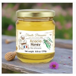 La Famille Perronneau, Pure French Acacia Honey (Miel d'Acacia), 8.8 oz, Imported