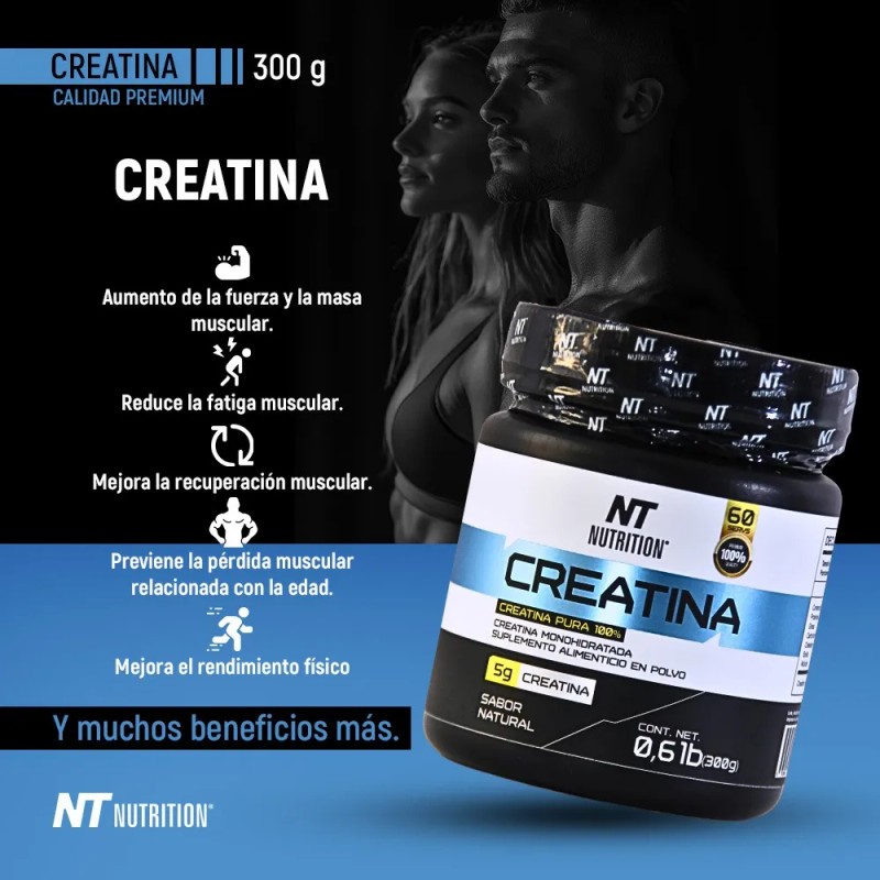 Mass Gainer Ganador De Peso Y Creatina Premium Nt Nutrition.