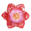 Outdoor Bird Bath Glass Birdbath Garden Birdfeeder with Metal Stake