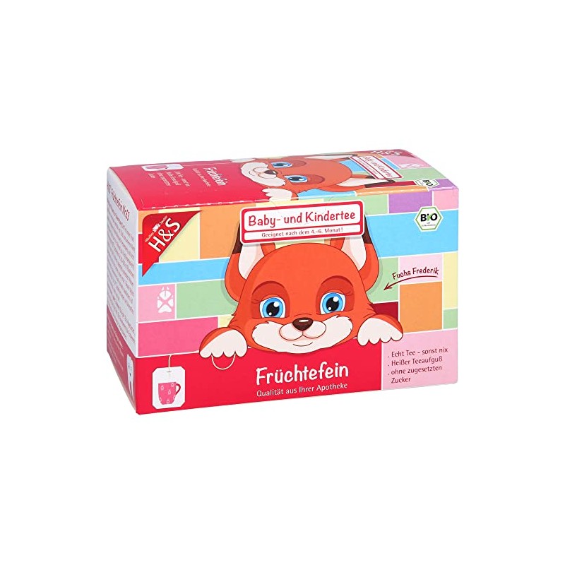 H&S Organic Baby and Children's Tea Fr Fine Filter Bag,