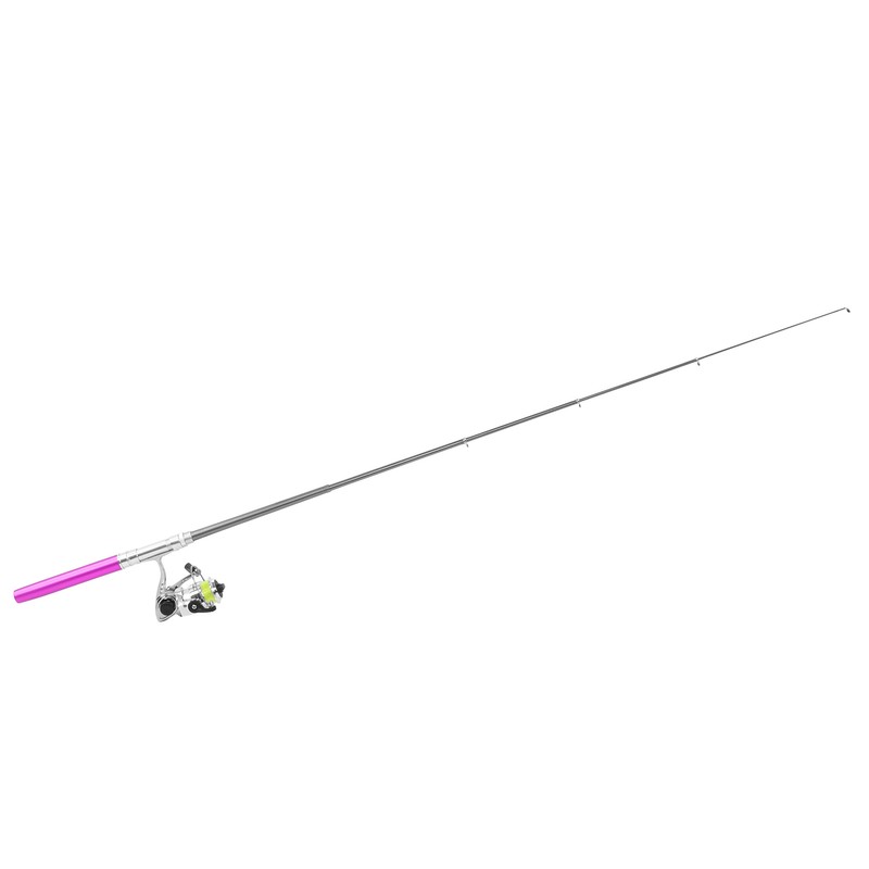 Portable Mini Pen Shape Fishing Rod Pole Pocket Retractable Fishing