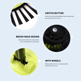 Healifty Manual Sweeper Carpet Sweeper Mini Hand Push Sweeper 3 in 1 Household Cleaning Lazy Dustpan Trash Bin 360¡ã Rotating Floor Cleaning Mop (Random Color)