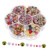 Operitacx 2 Boxes Abs Material Flatback Pearls Craft Beads DIY