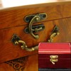 20Pcs Antique Left Latch Hook Hasp 27 x 32mm Small