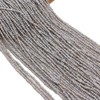Natural Mini Pearl Beads Irregular Rice Shape Dyed Grey Freshwater