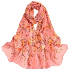 FAIRYGATE Schal Damen Chiffon Schal Damen Chiffon Halstücher Damen Tuch Kopftuch Halstuch Schal Damen Schals Tücher Stola Elegant A4413