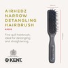 Kent AirHedz Pro Narrow Phine Pin Brush Graphite Grey