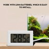 EVGATSAUTO Termómetro Digital, Mini Pantalla LED Medidor de Temperatura Digital