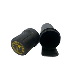 Operators Manual Canister & Waterproof Document Holder – 12.5" x 3.5" x 4.5"– UV & Rust Resistant Storage for Motorcycle, ATV, Tractor, Trailer – 1003IMPR (Black and Safety Yellow)