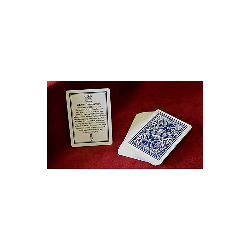 Fahrrad Chastische Spielkarten (blau) Bicycle Chainless Playing Cards (Blue)