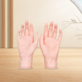 SM SunniMix Silicone Mannequin Hand Model Display Stand, Home Organization Rings Jewelry Organizer Jewelry Display,Photograph Props
