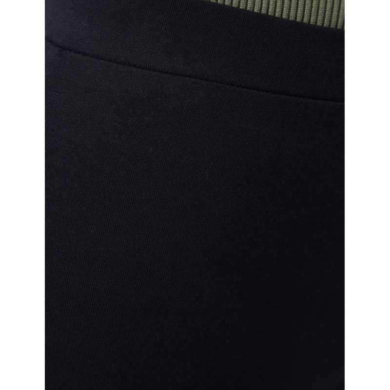 Champion Legacy Leggings Vita Alta in Cotone Lycra Donna, Nero