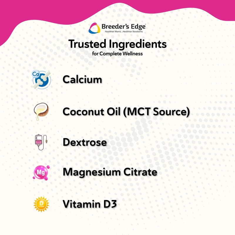 Breeder's Edge Oral Cal Plus Gel, Whelping and Queening Calcium