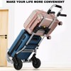 330 LB Capacity Folding Hand Truck Dolly Cart, Portable Aluminum