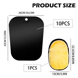 JLNGTHONG Pack of 10 Boot Stretchers, Plastic Boot Stretchers, Women, High Boot Shaper Moulding Inserts, Black Boot Shape Inserts, Boot Stand Holder for Men and Women