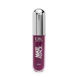 Labial líquido, Lip Gloss Mattatack Mate, G&K, GKLM10, Acabado mate y metálico, Larga duración, Secado rápido, No reseca, Alta pigmentación, Color Vanidad