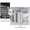 DARUITE Acrylic Bookend Transparent Bookend Acrylic Clear Book Holder for