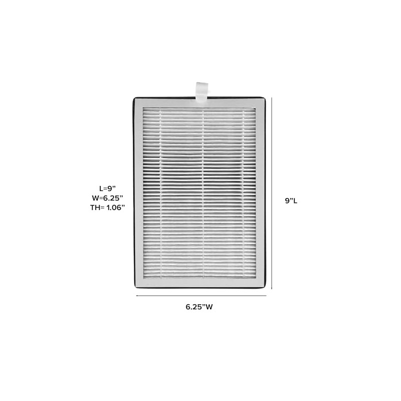 Nuwave Replacement HEPA/Carbon Filter 2-Pack for Nuwave OxyPure Portable Air