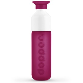 Dopper Original Trinkflasche Funky Fuchsia 450ml - BPA-freie Flasche, Auslaufsicher, Wiederverwendbar, Schmal, Leicht - Wasserflasche für Sport, Fitness, Schule, Outdoor & Büro