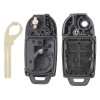 keyecu 2x Keyless Folding Remote Key Case 5 Button Fob