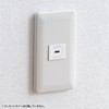 Sanwa Supply TAP-KJC1W Embedded Outlet Type C x 1, PD18W
