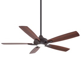 Minka-Aire F1000-ORB Dyno 52 Inch Indoor Ceiling Fan with Integrated LED 16W Dimmable Light in Oil Rubbed Bronze Finish