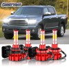 CHUSYYRAY For 2007 2008-2013 Toyota Tundra 9005 + H11 LED