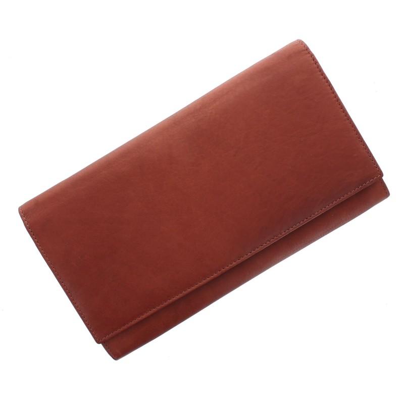 VISCONTI Leather Travel Organiser Wallet RFID Blocking 1179 Brown