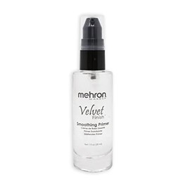 Mehron Velvet Finish Primer Serum, Transparente, 30 ml