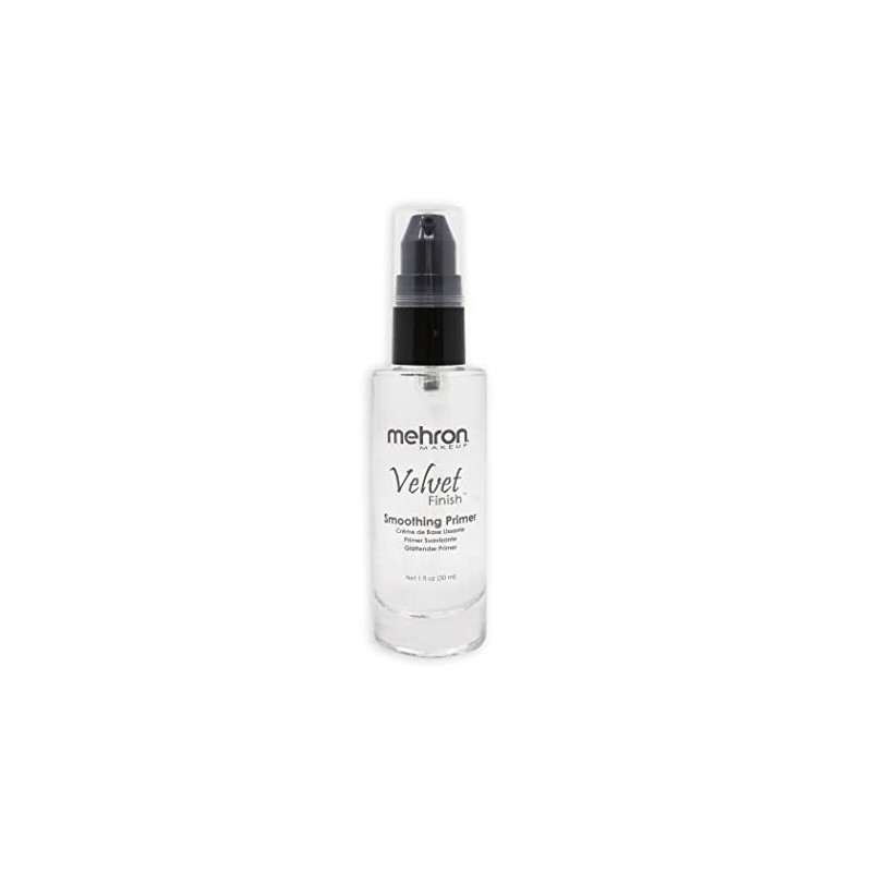 Mehron Velvet Finish Primer Serum, Transparente, 30 ml