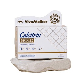 Calcitrin GOLD - Bones and joints Healthcare Fitness Supplement Edible Dietary Calcium Vitamin Tablet:_1 pack