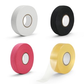 Nagoyuki 4 Pack Hockey Stick Tape, 2.5cmx25 M Self-adehesive Rubber Grip Tape for Ice Hockey/Golf/Tennis/Squash/Badminton/Baseball