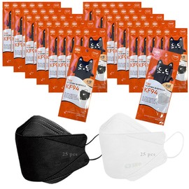 INSTALASHES Kf94 kids comfortable mask made korea 4-Layer Filters mask. Individual Pack (Mix_50set)