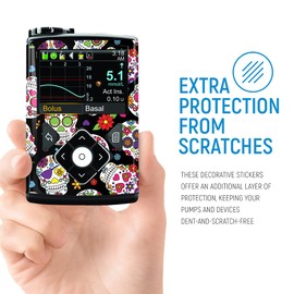 Rockadex - Decal Sticker Compatible for Medtronic Insulin Pump, Quality Vinyl Stickers, Custom Vinyl Decals for Insulin Pump. (Green Claw)