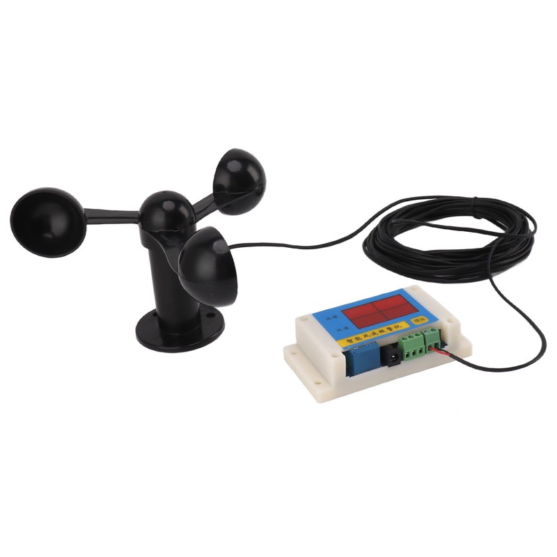 3 Fan Blades Tower Crane Anemometer 3 Blades USB 5V