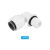 PATIKIL 3/8 Inch 3 Pack Connector Fitting Angle 1/4NPT Male