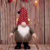 GMOEGEFT Christmas Gnome Plush Singing and Dancing Santa, Nordic Tomte