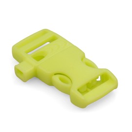 Paracord Planet Glow-in-the-Dark Whistle Buckle – 5/8 Inch – Ideal for outdoor enthusiasts, campers, backpackers, and more!