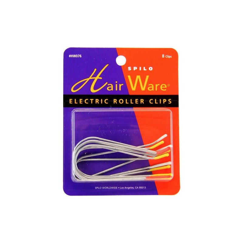 Spilo: Spilo Professional Electric Roller Clips, 8 counts