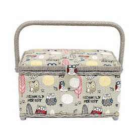  Korbond Nightly Forest Sewing Basket – L14.5cm x W19cm x H26cm