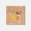 Unbranded Speedy Gonzales Cartoon Dance 4'' X 4'' Square Wooden