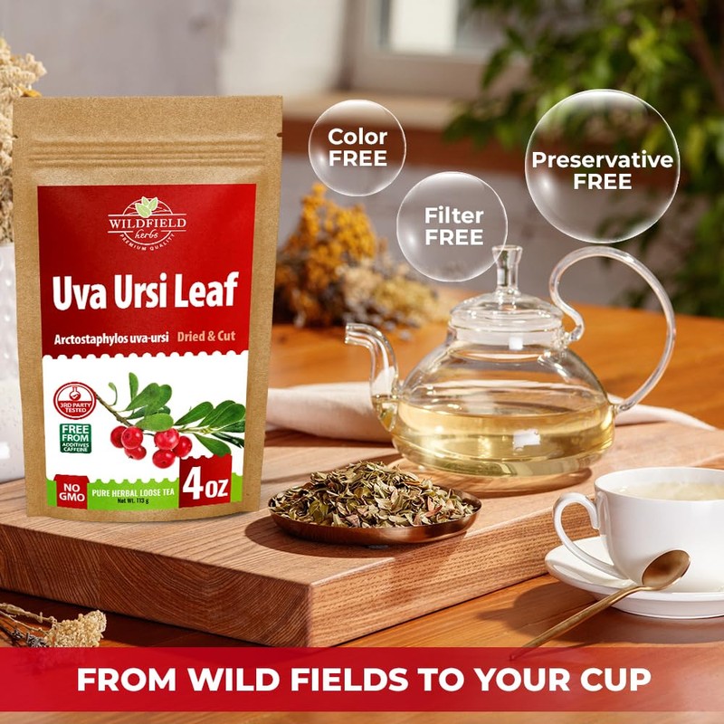 4 oz. Uva Ursi Leaf Uva Ursi Tea Herbal (Arctostaphylos
