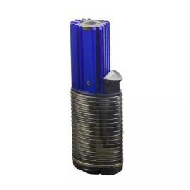 Ever Tech Single Jet Torch Lighter Aircraft Grade Aluminum Adjustable Refillable - Blue