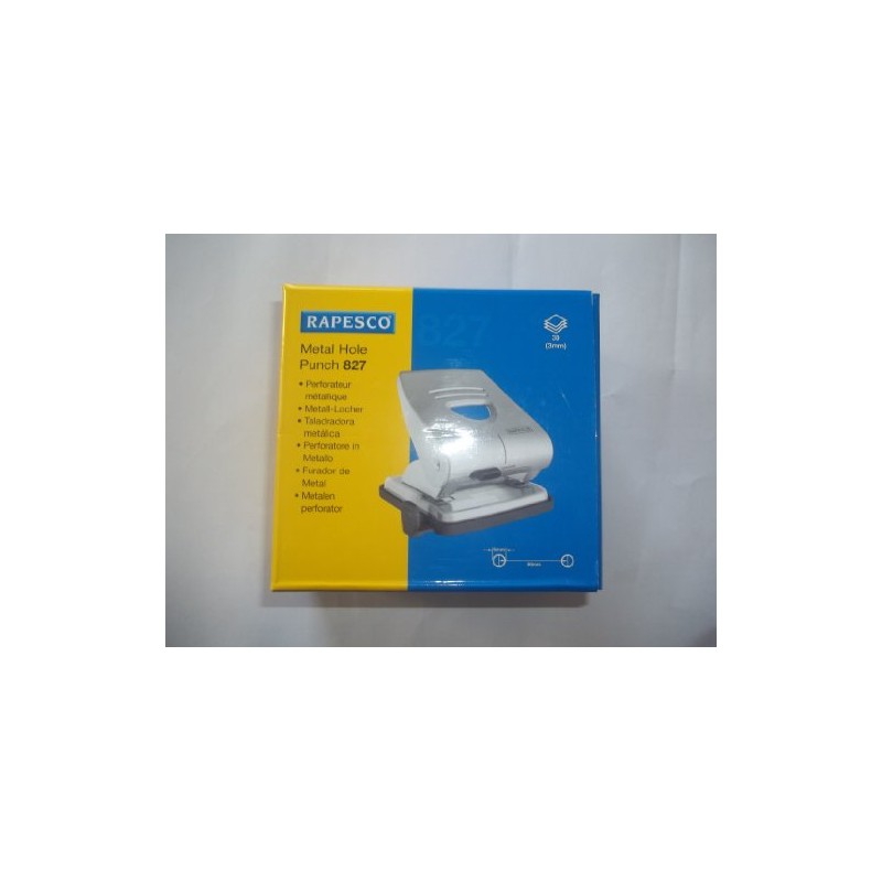 5 Star Punch 2-Hole Plastic Base Metal Handle Capacity 18x