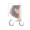 SLUYNZ 925 Sterling Silver Wave Cuff Earrings Wrap Tassel Earrings
